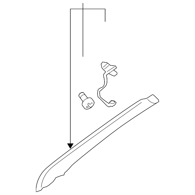 7210A162HA Деталь WNDSHLD PLR TRIM, RIGHT