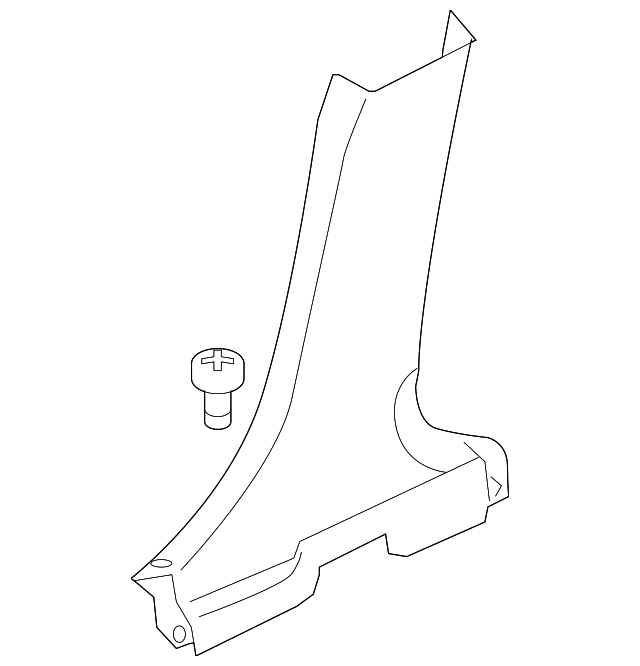 7211A055XA Деталь LWR CTR PLR TRIM, LEFT
