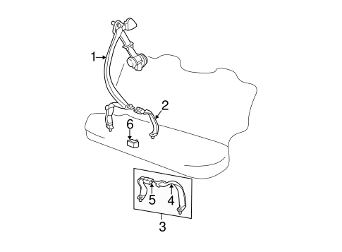 Sonata REAR SEAT BELTS
