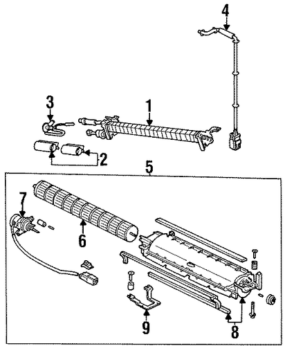 Oasis EVAPORATOR COMPONENTS