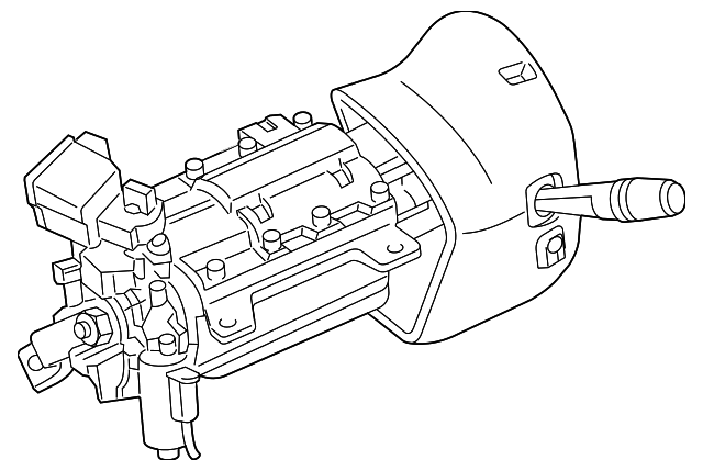 7W1Z-3C529-B Деталь COLUMN ASSY