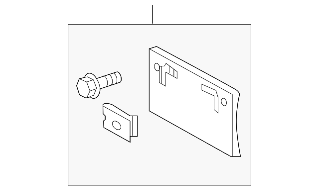 52114-30210 Деталь LICENSE BRACKET