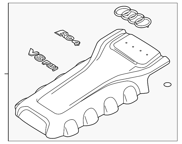 8T0-103-926-C Деталь ENGINE COVER