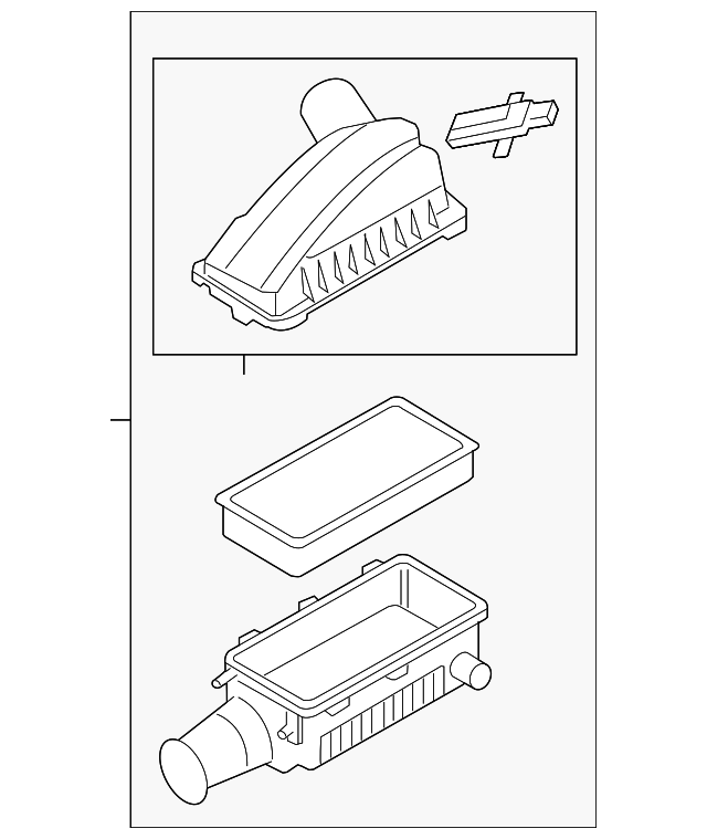6C3Z-9600-AB Деталь AIR CLEANER ASSY