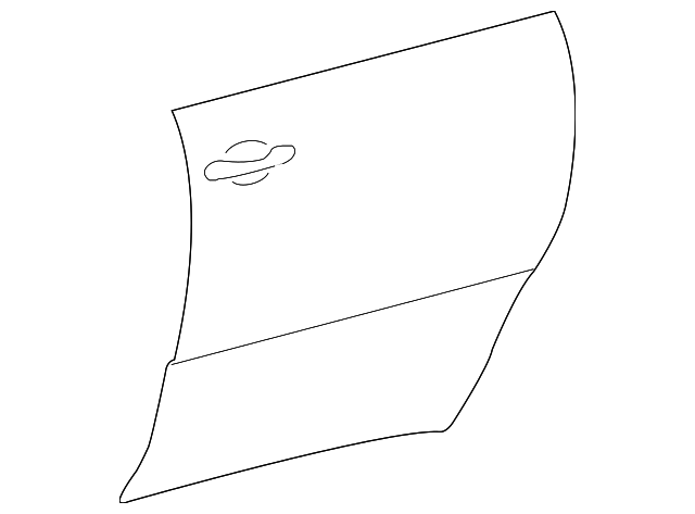 67114-08010 Деталь OUTER PANEL, LEFT