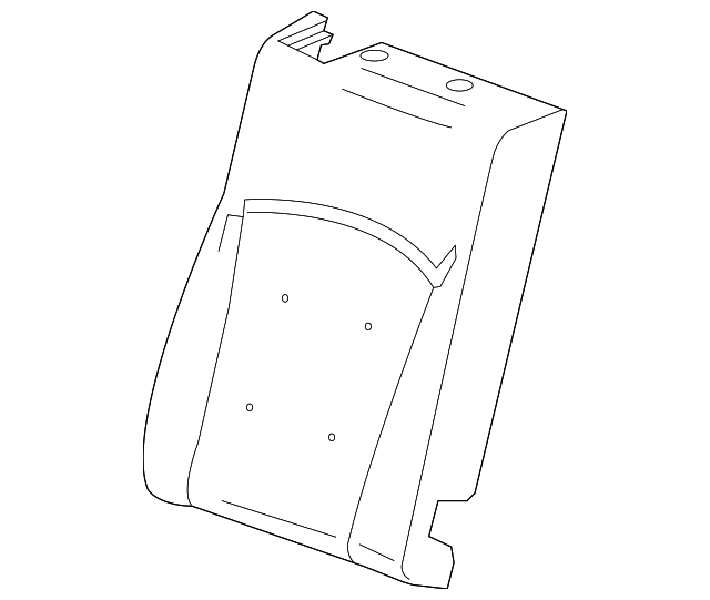 20824033 Деталь SEAT BACK PAD