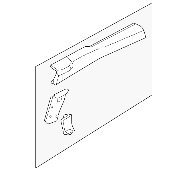 51620FC300 Деталь LOWER RAIL, RIGHT