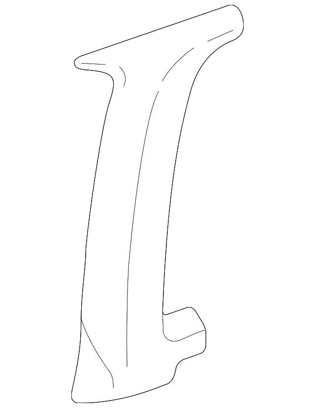 15030820 Деталь UPPER TRIM PANEL, RIGHT