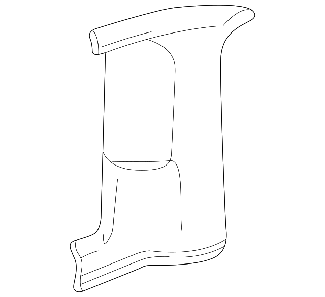 15030986 Деталь UPPER TRIM PANEL, RIGHT