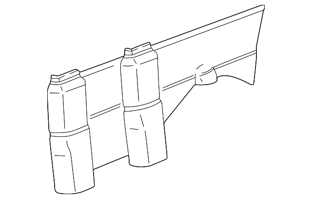 15030834 Деталь LOWER TRIM PANEL, RIGHT