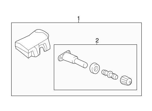 Mirage TIRE PRESSURE MONITOR COMPONENTS