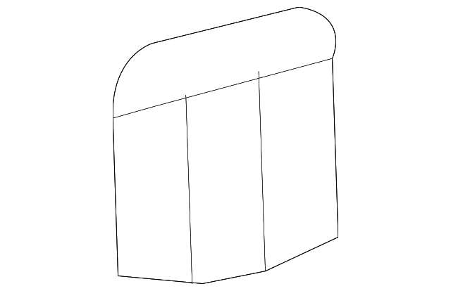 20772519 Деталь ROOF MOLDING CLIP, RIGHT