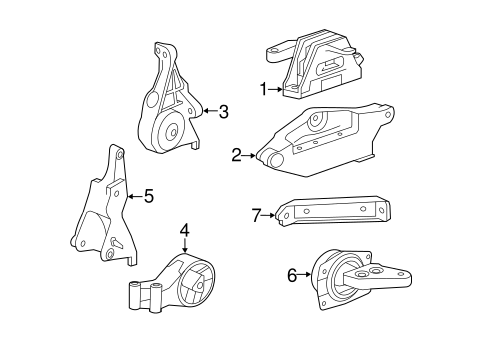 LaCrosse ENGINE & TRANS MOUNTING