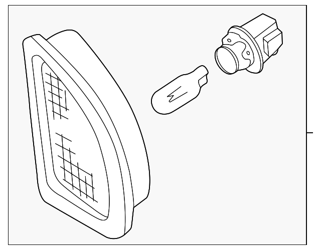 26510-0E700 Деталь LICENSE LAMP, RIGHT