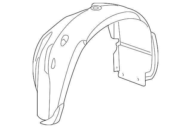 5008915AE Деталь FENDER LINER, RIGHT