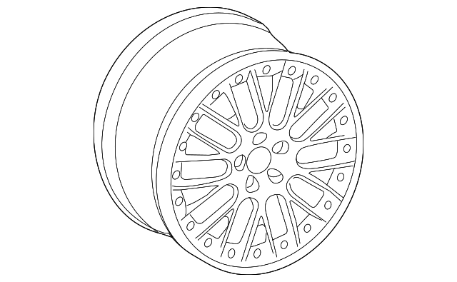 8R0-601-025-BH Деталь WHEEL, ALLOY