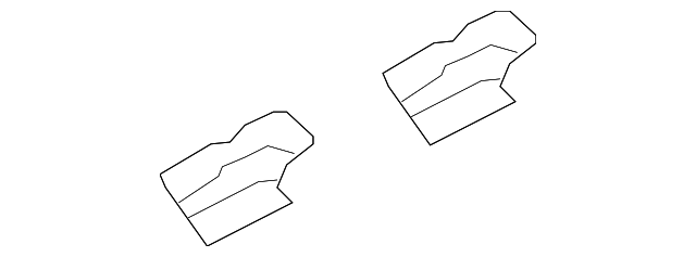 22968042 Деталь INNER RAIL BRACKET, RIGHT