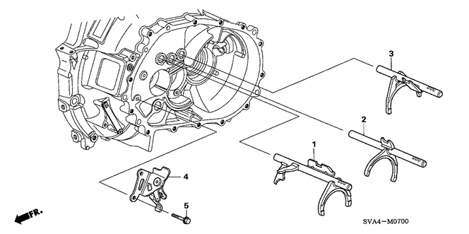 CIVIC COUPE SHIFT FORK (1.8L)