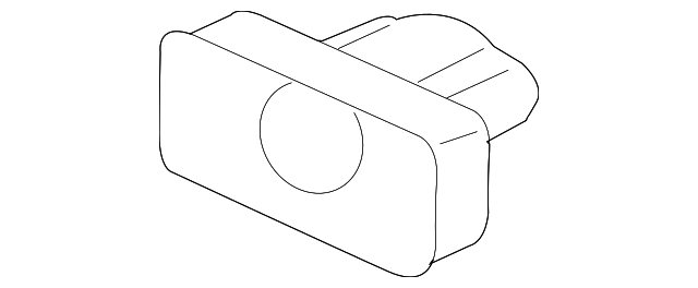 71180-S9V-A10 BASE, FR. LICENSE PLATE