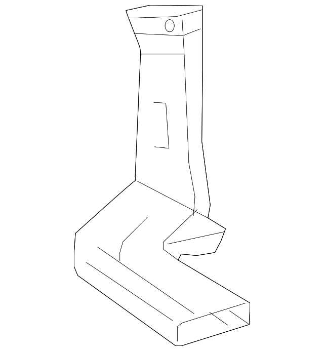 87213-47040 Деталь FLOOR DUCT, LEFT