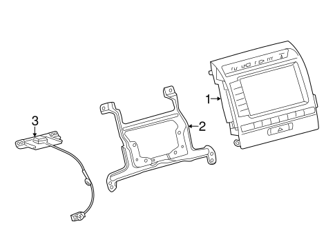 Land Cruiser NAVIGATION SYSTEM COMPONENTS
