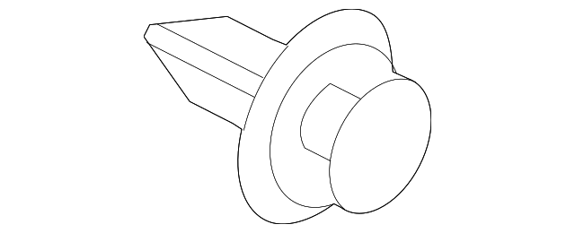 87735-3E000 BODY SIDE MLDG BOLT, LEFT