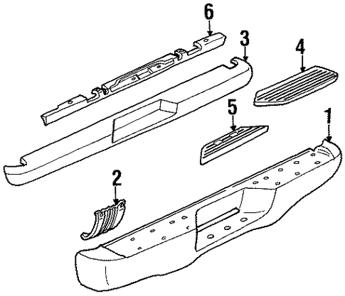 Escalade BUMPER & COMPONENTS - REAR