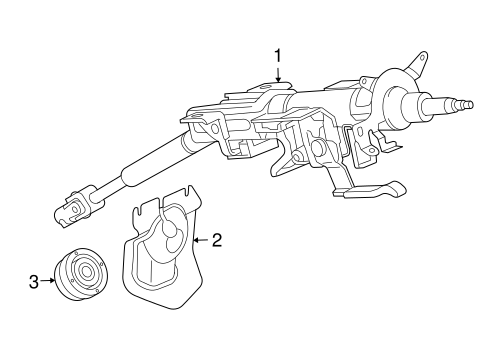 6 STEERING COLUMN ASSEMBLY