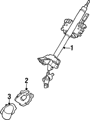 Protege STEERING COLUMN COMPONENTS