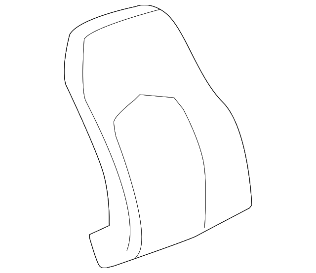 22784983 Деталь SEAT BACK COVER