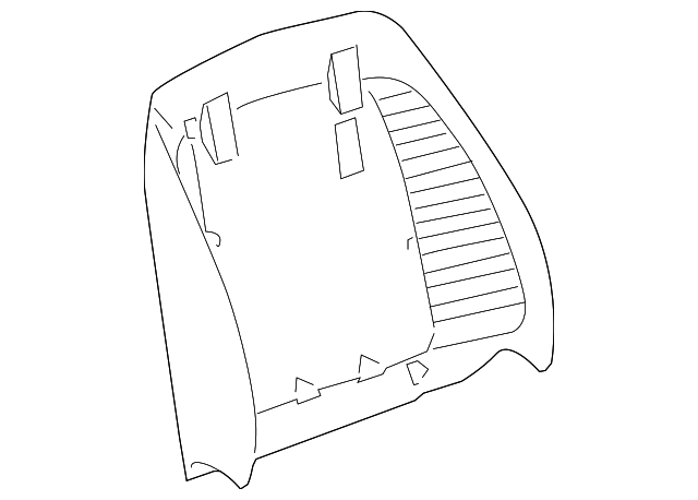 25939490 Деталь SEAT BACK PANEL