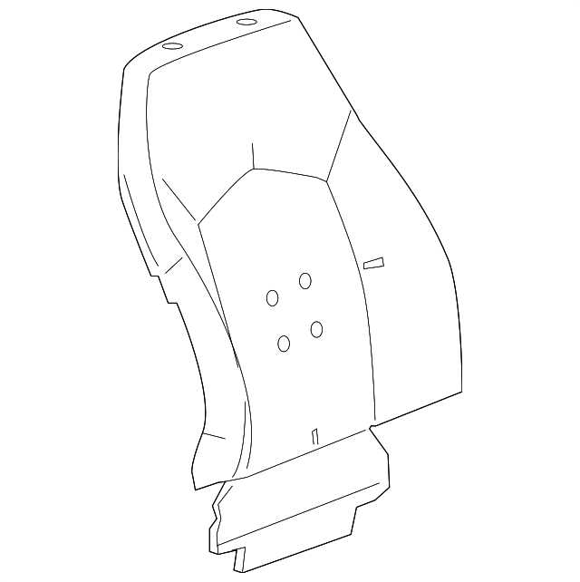 22758817 Деталь SEAT BACK PAD