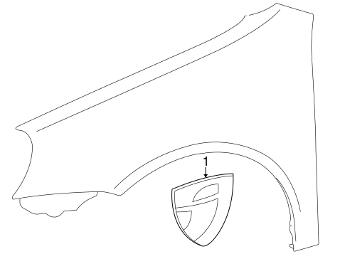 Jetta EXTERIOR TRIM - FENDER