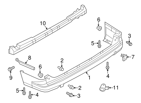 City Express BUMPER & COMPONENTS - REAR