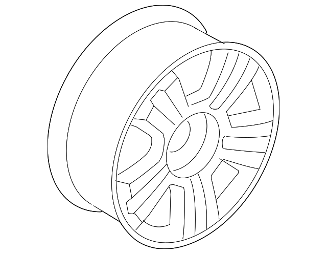 7L3Z-1007-H Деталь WHEEL, ALLOY