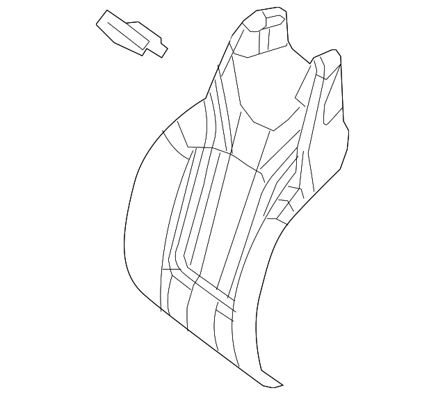 217-910-40-00-1B55 Деталь SEAT BACK COVER