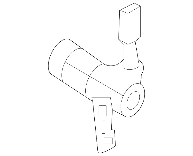 81980-4DB00 Деталь LOCK CYLINDER, RIGHT