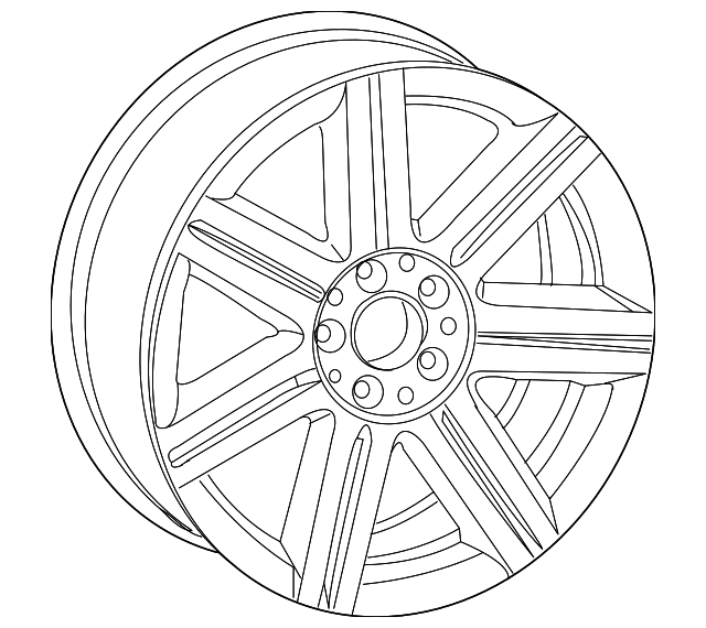 5179179AA Деталь WHEEL, ALLOY, LEFT