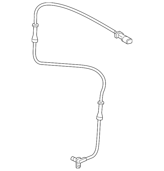 23492816 Деталь ABS SENSOR, LEFT