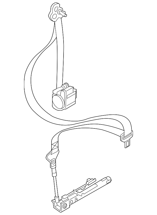 5VW73GTVAA Деталь BELT & RETRACTOR, LEFT