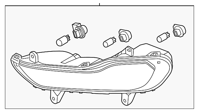 CJ5Z-13201-B PARK LAMP ASSY, LEFT