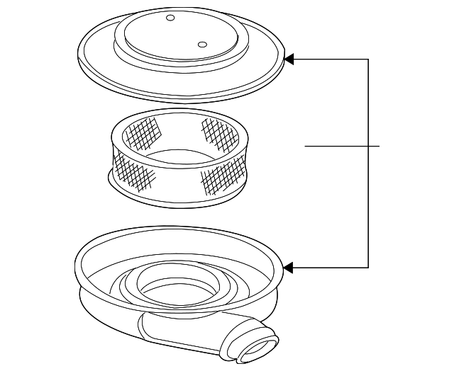 25099404 Деталь AIR CLEANER ASSY