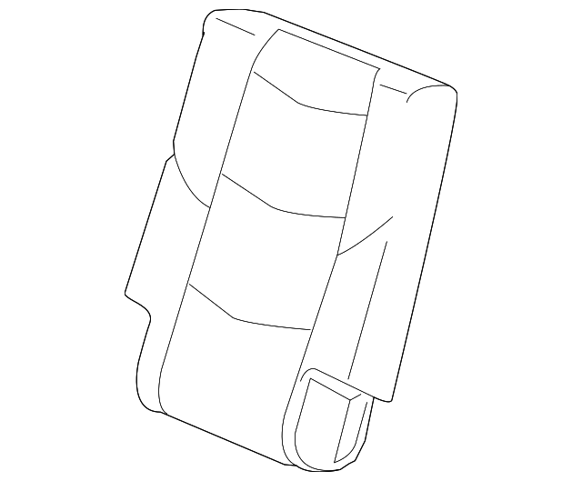 23450221 Деталь SEAT BACK COVER