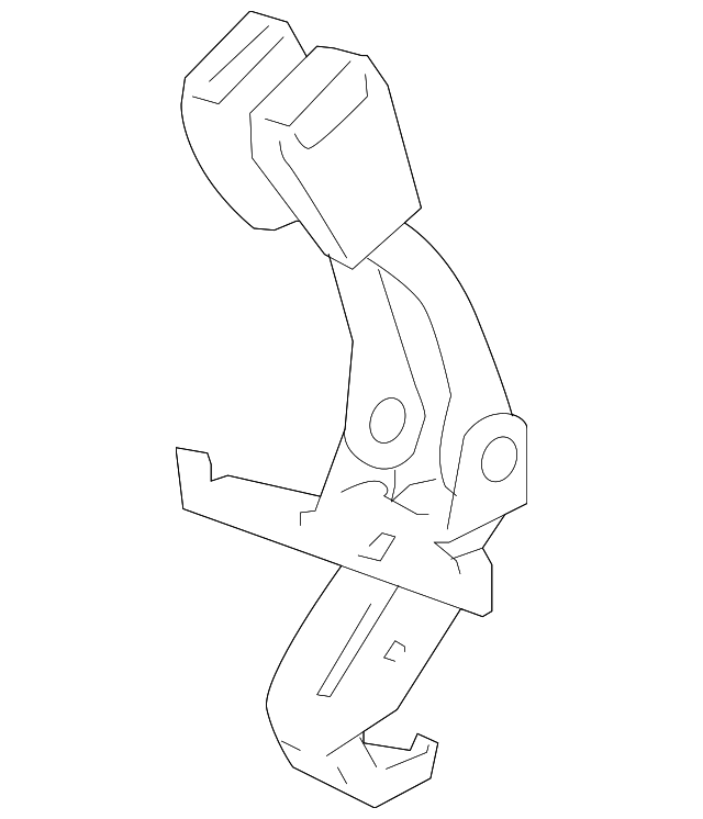 19148933 Деталь BUCKLE END, LEFT