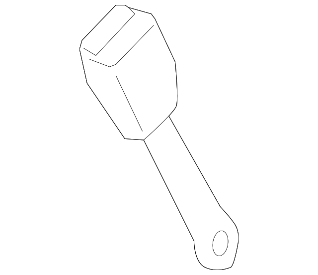 19148935 Деталь BUCKLE END, RIGHT