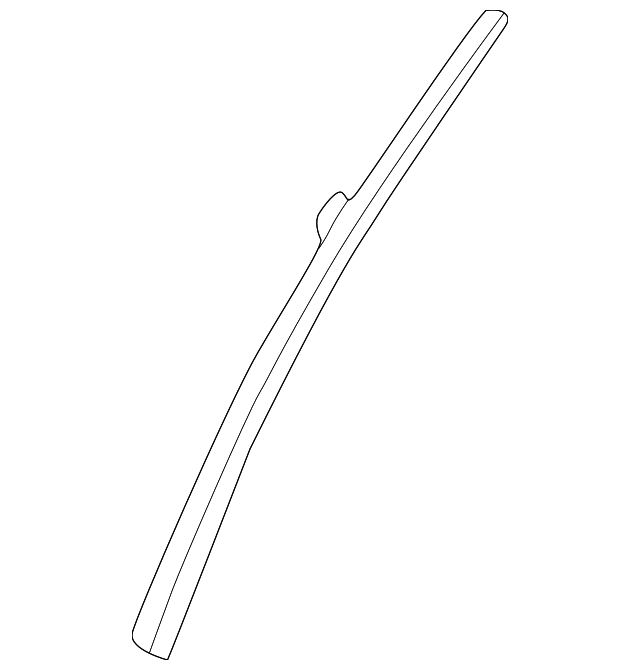 1J0-854-733-C Деталь DRIP RAIL COVER, LEFT