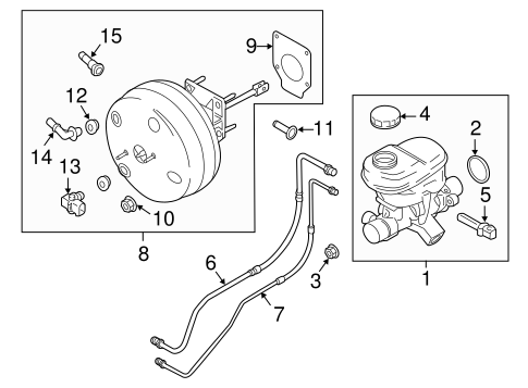 F-150 MASTER CYLINDER - COMPONENTS ON DASH PANEL 3