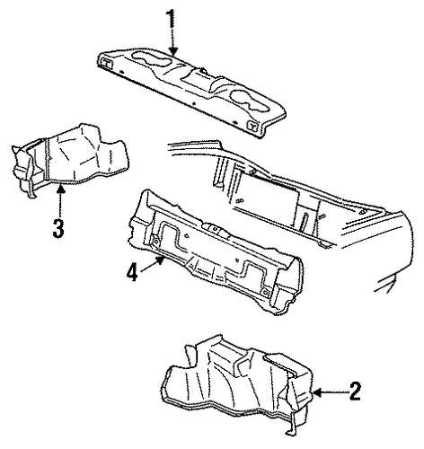 LeSabre INTERIOR TRIM - REAR BODY