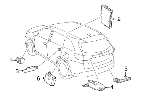 Highlander KEYLESS ENTRY COMPONENTS 2