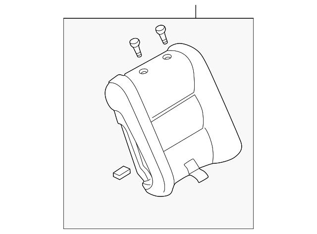TB8488130D27 Деталь SEAT BACK ASSY